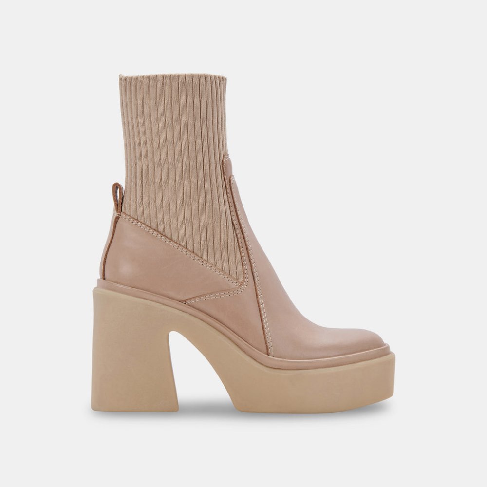 Dolce Vita Odina Boots Taupe Leather