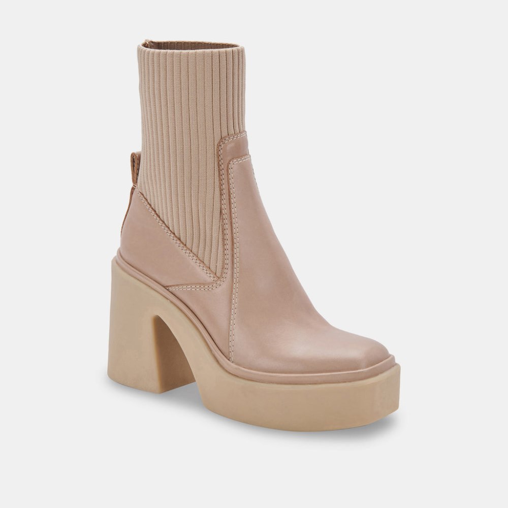 Dolce Vita Odina Boots Taupe Leather
