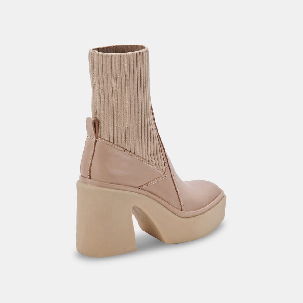 Dolce Vita Odina Boots Taupe Leather