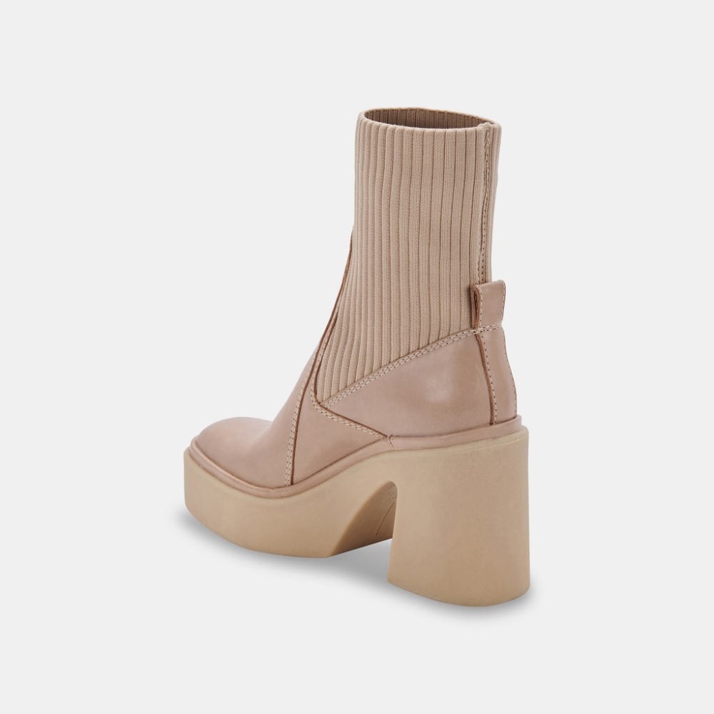 Dolce Vita Odina Boots Taupe Leather