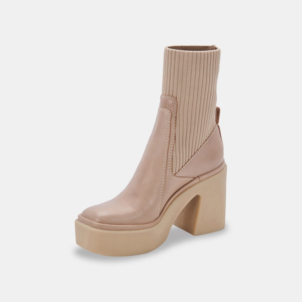 Dolce Vita Odina Boots Taupe Leather