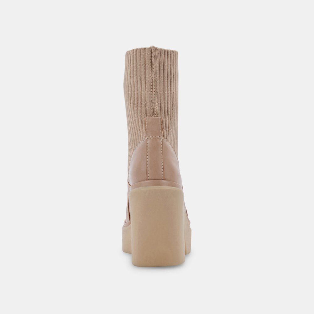 Dolce Vita Odina Boots Taupe Leather