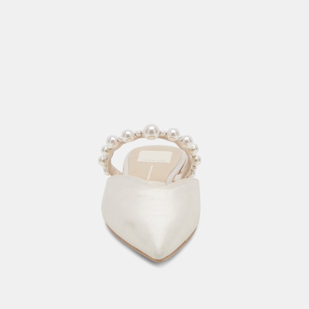 Dolce Vita Kanika Pearl Flats Vanilla Pearls