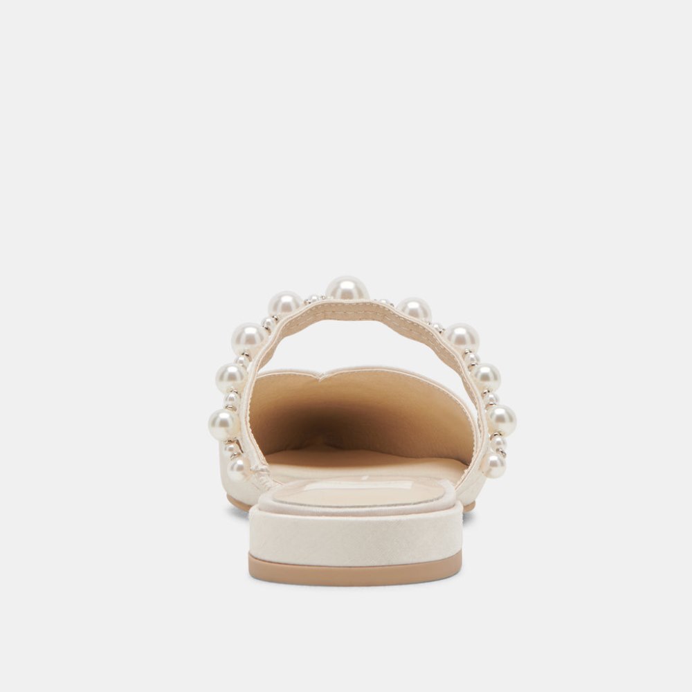 Dolce Vita Kanika Pearl Flats Vanilla Pearls