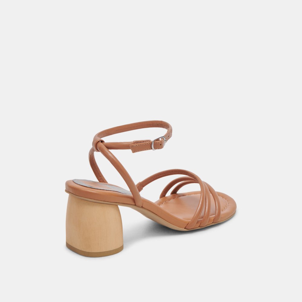 Dolce Vita Mikael Heels Tan Leather