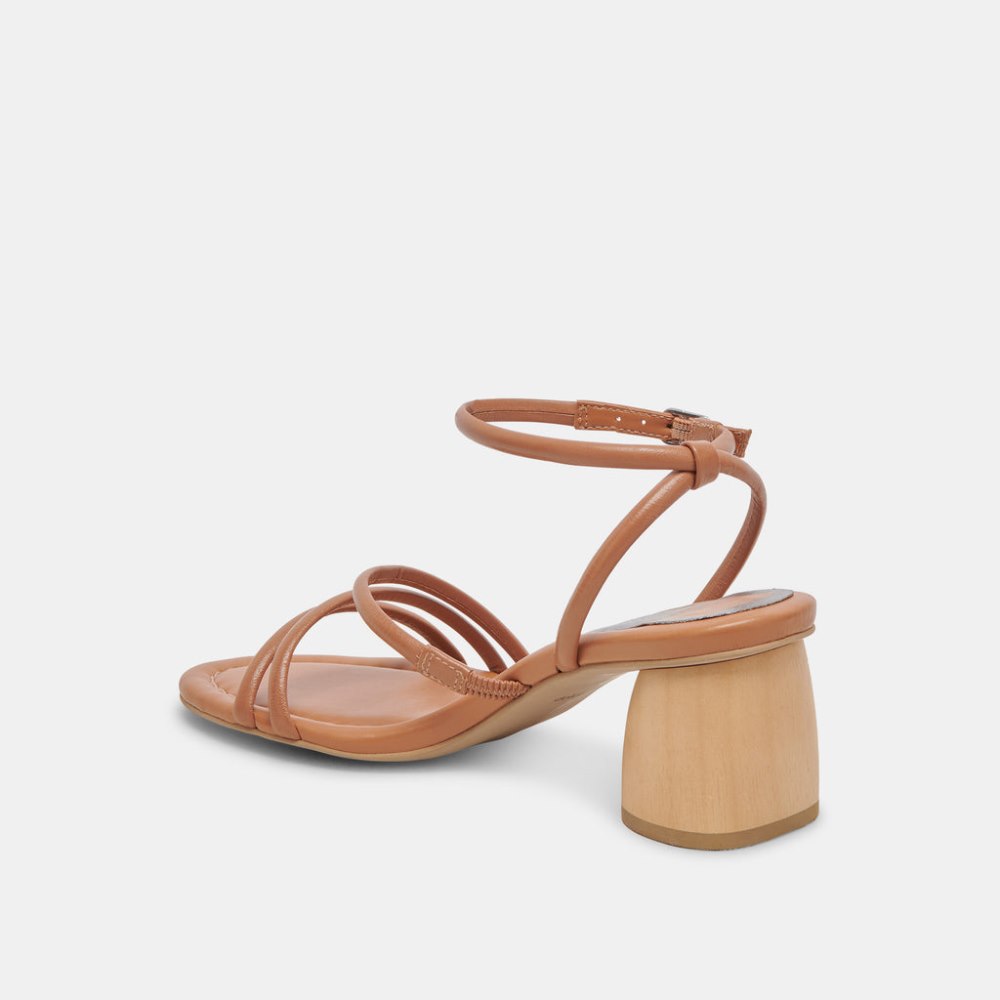 Dolce Vita Mikael Heels Tan Leather