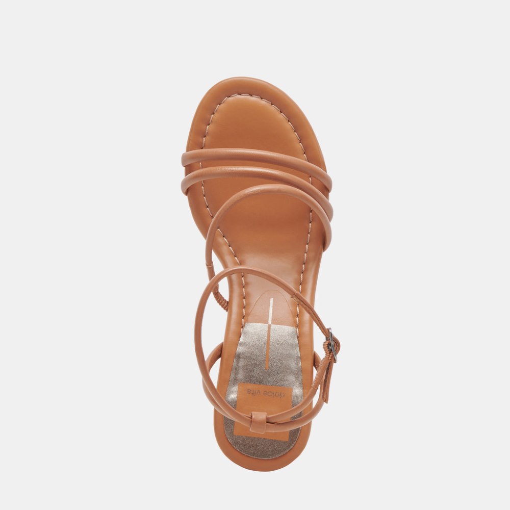 Dolce Vita Mikael Heels Tan Leather