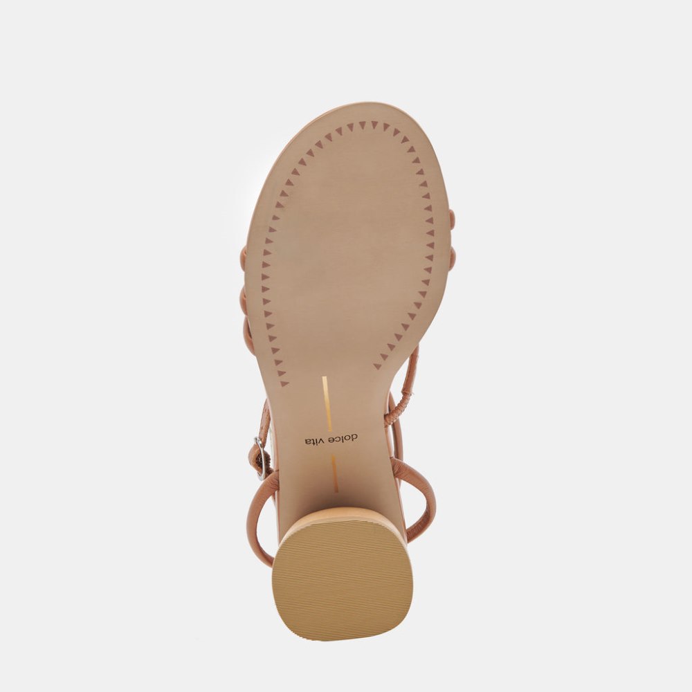 Dolce Vita Mikael Heels Tan Leather