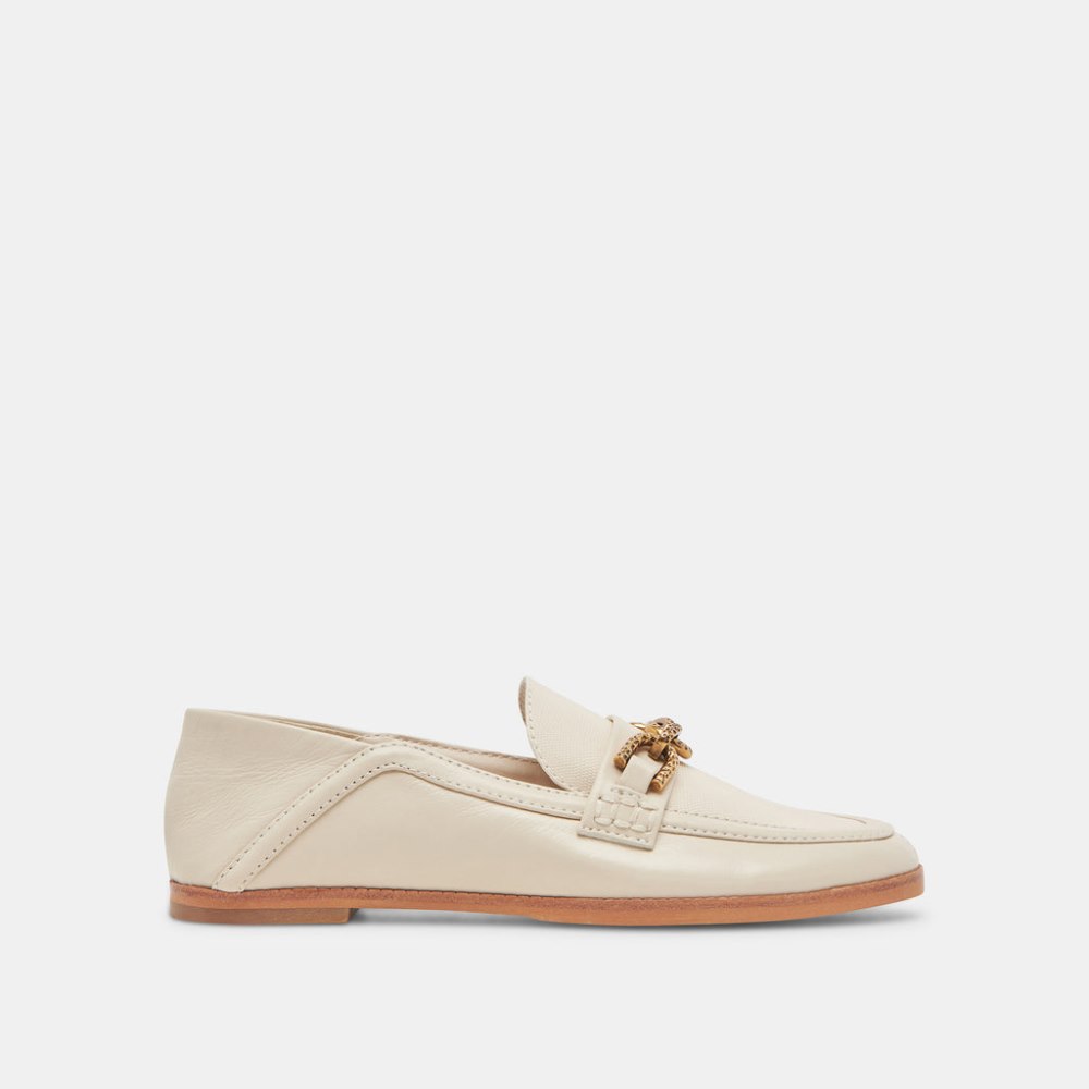 Dolce Vita Reign Flats Ivory Leather