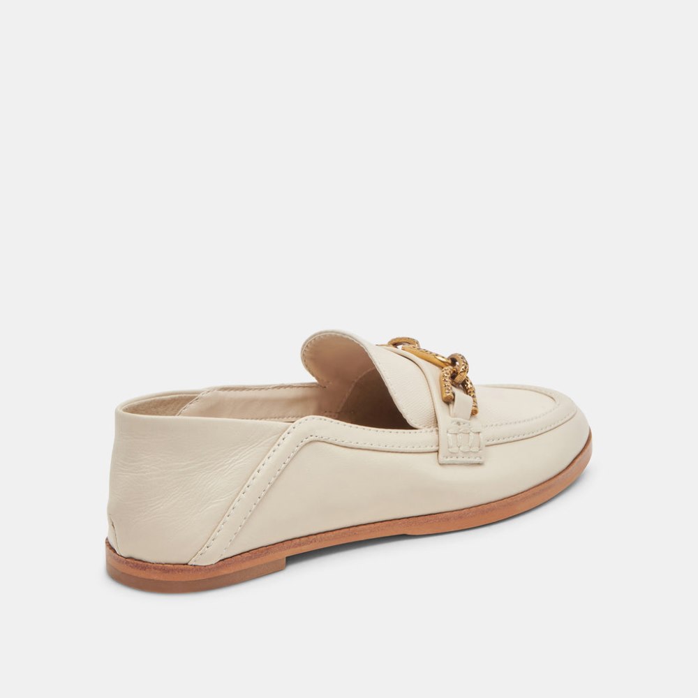Dolce Vita Reign Flats Ivory Leather