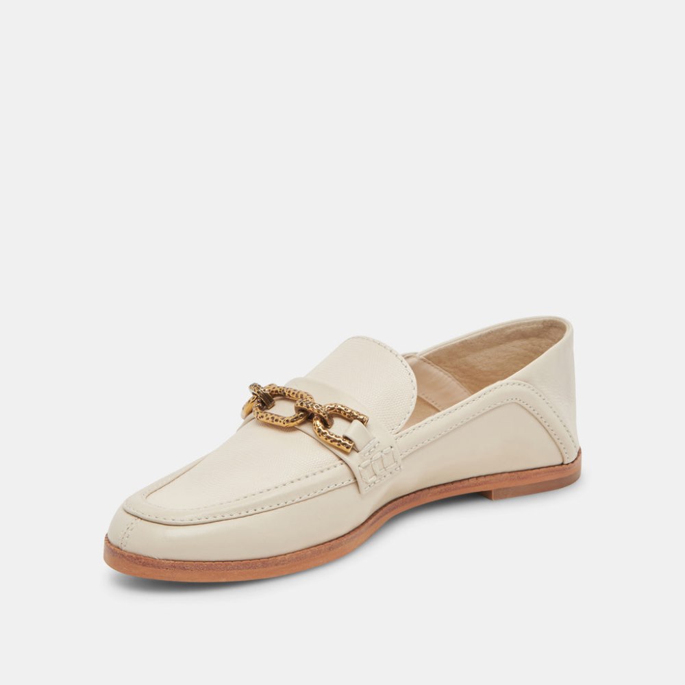 Dolce Vita Reign Flats Ivory Leather