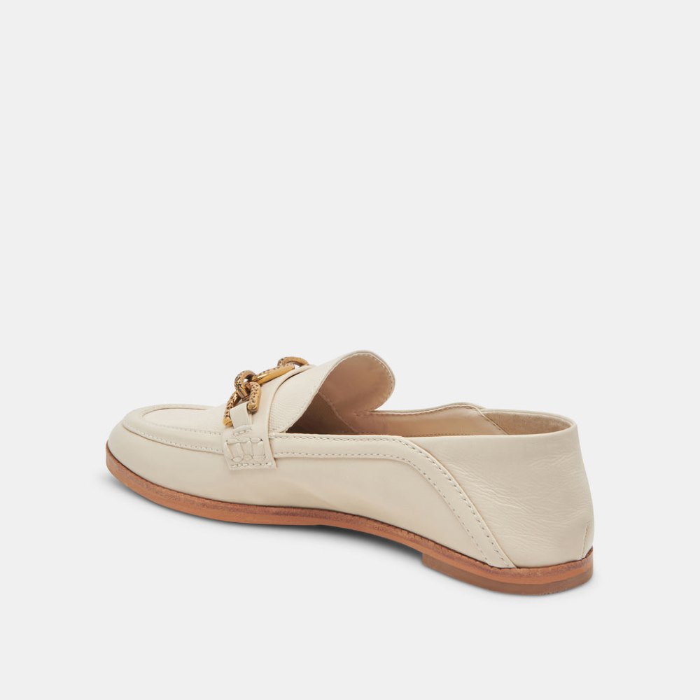Dolce Vita Reign Flats Ivory Leather