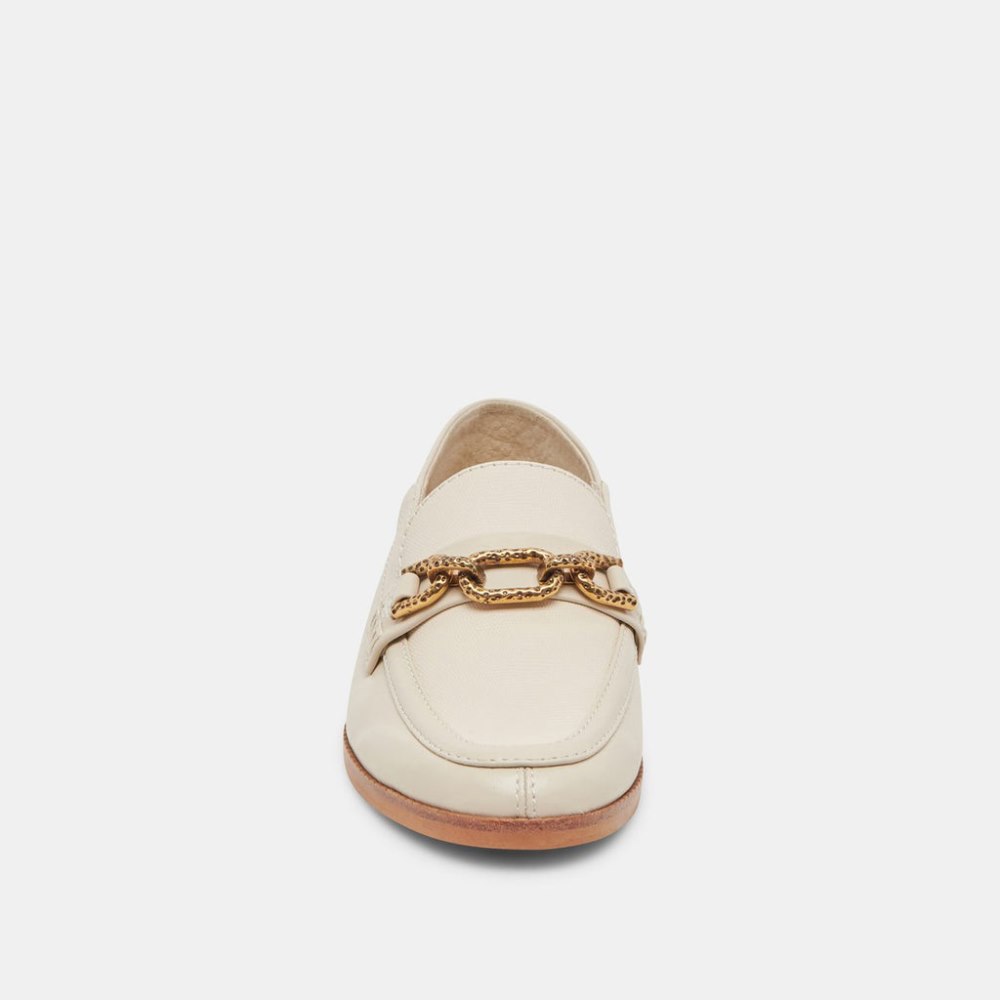 Dolce Vita Reign Flats Ivory Leather