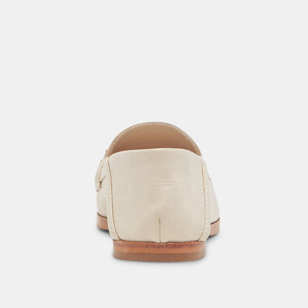 Dolce Vita Reign Flats Ivory Leather