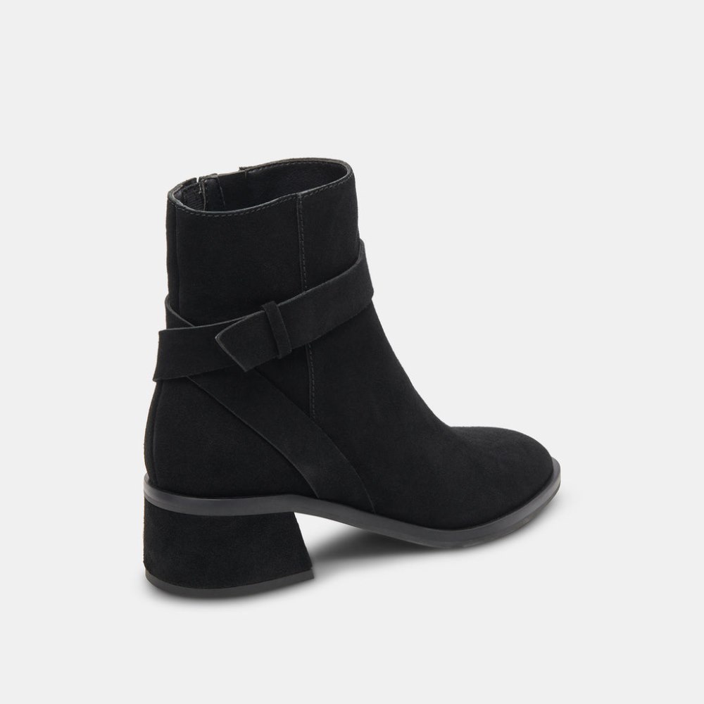 Dolce Vita Leland Booties Onyx Suede