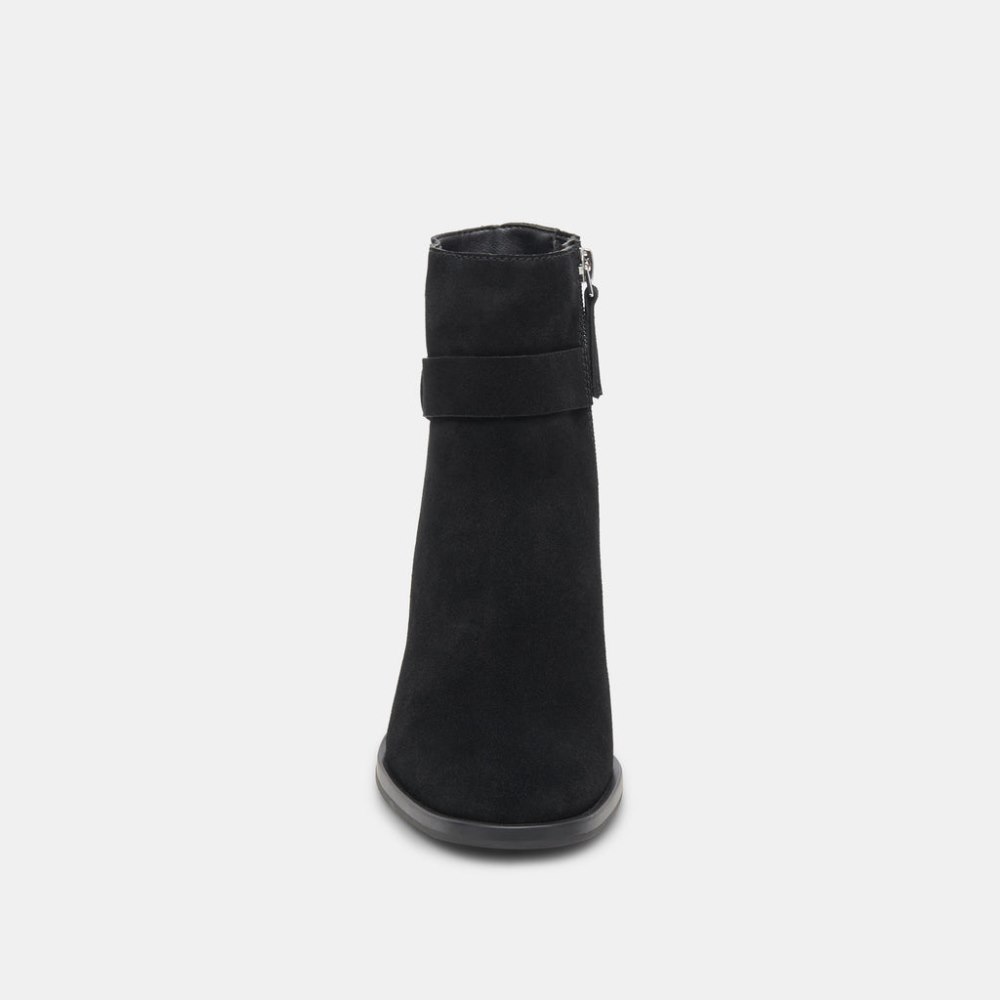 Dolce Vita Leland Booties Onyx Suede