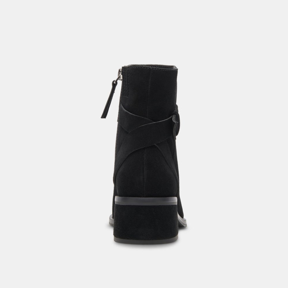 Dolce Vita Leland Booties Onyx Suede