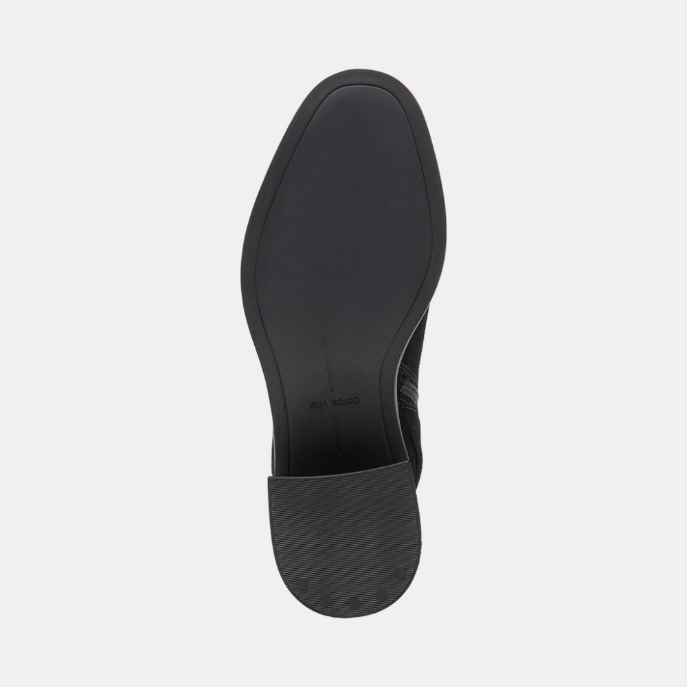 Dolce Vita Leland Booties Onyx Suede