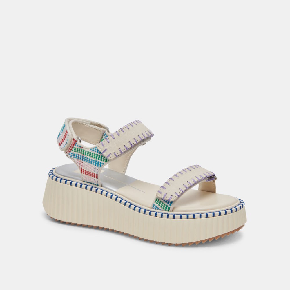 Dolce Vita Debra Sandals Ivory Multi Nubuck