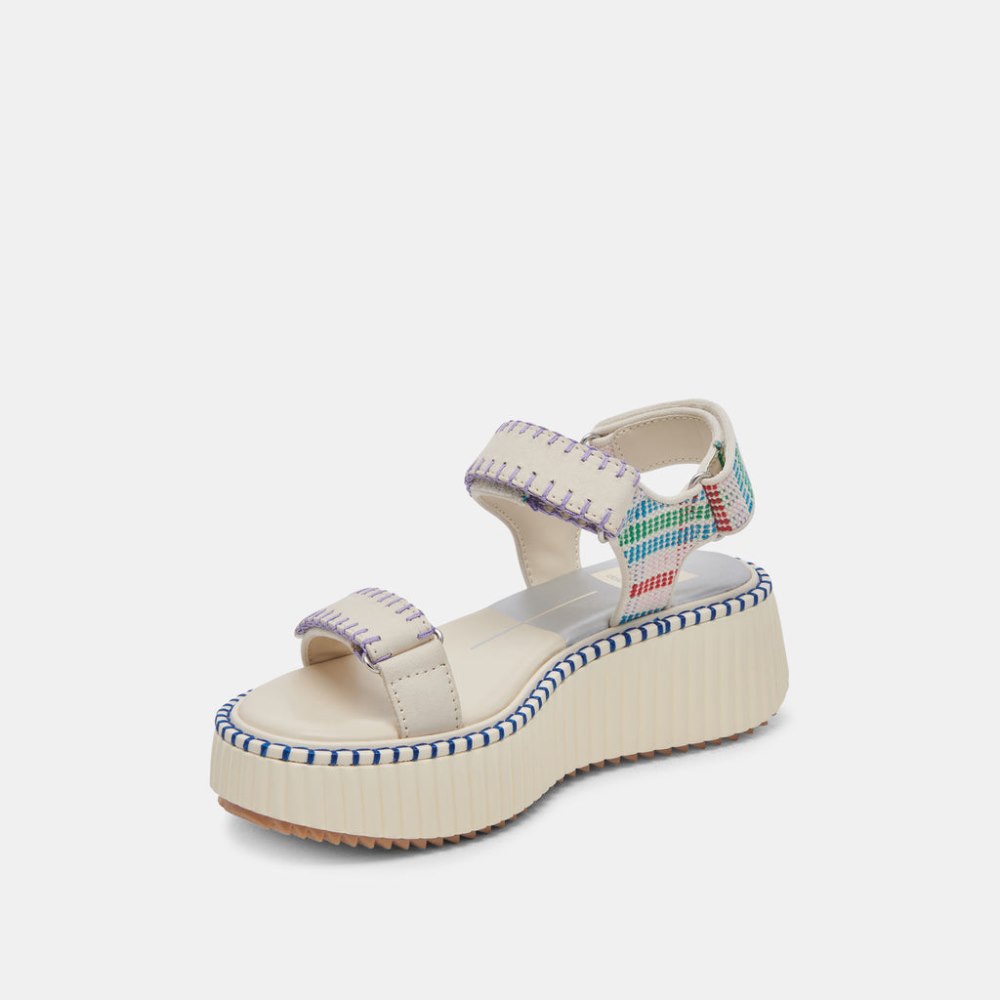 Dolce Vita Debra Sandals Ivory Multi Nubuck