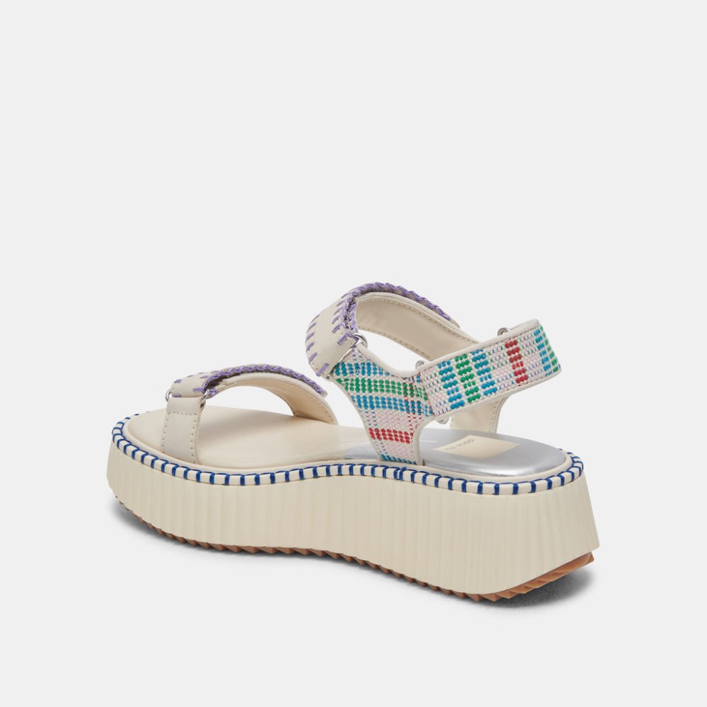Dolce Vita Debra Sandals Ivory Multi Nubuck