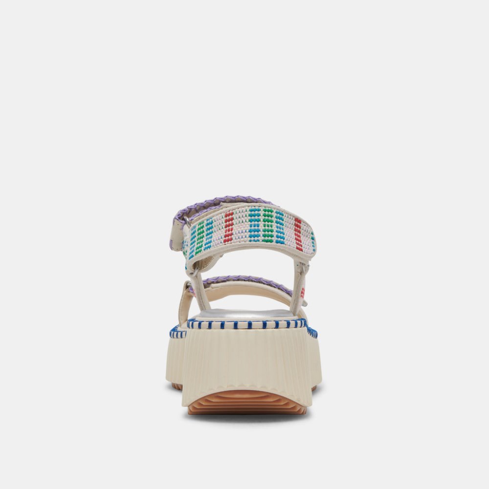 Dolce Vita Debra Sandals Ivory Multi Nubuck