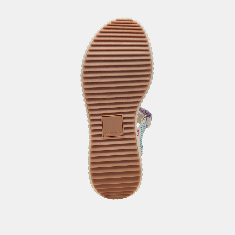 Dolce Vita Debra Sandals Ivory Multi Nubuck