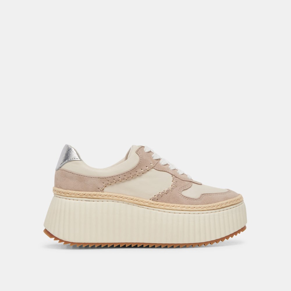 Dolce Vita Dandi Sneakers Taupe Multi Leather