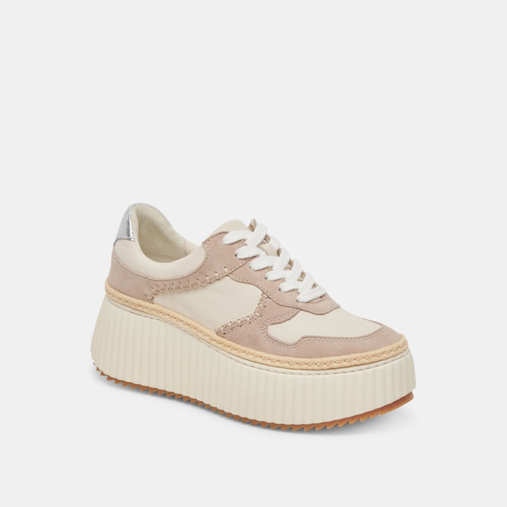 Dolce Vita Dandi Sneakers Taupe Multi Leather
