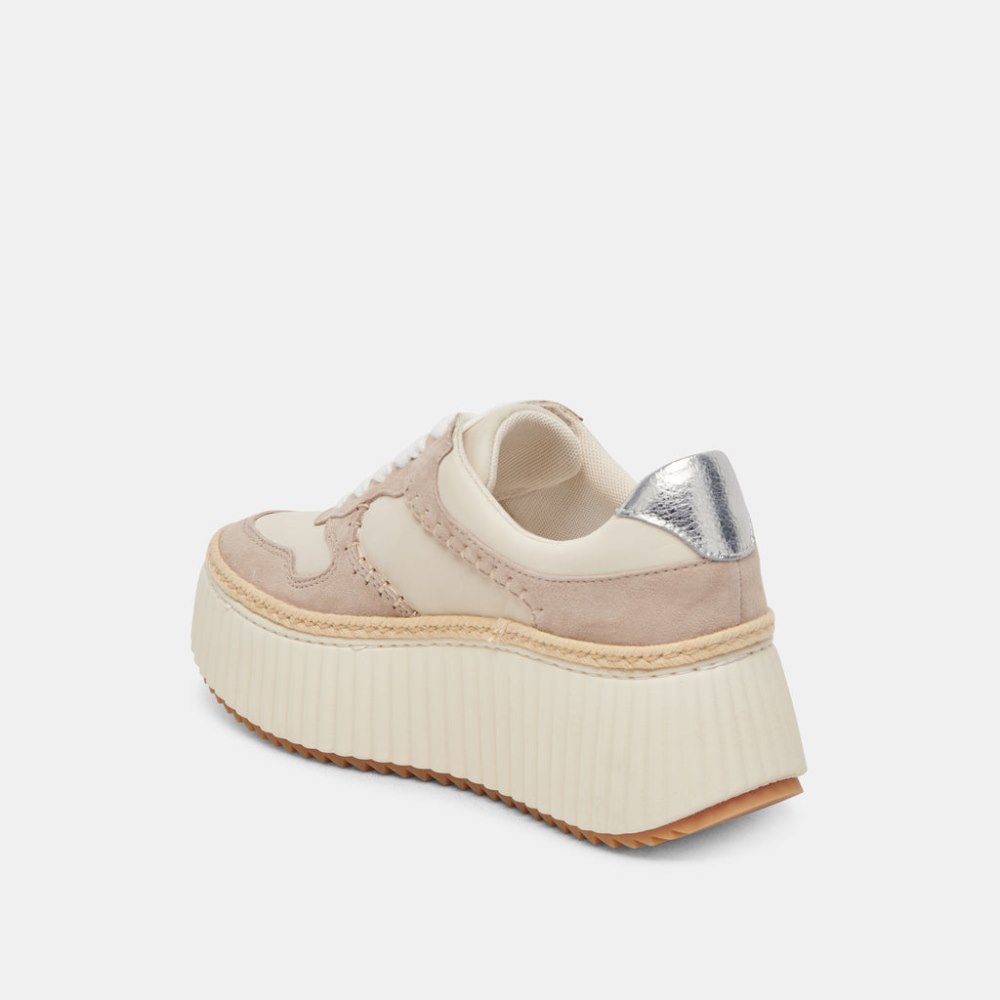 Dolce Vita Dandi Sneakers Taupe Multi Leather