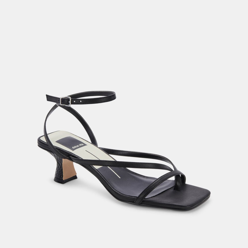 Dolce Vita Baylor Heels Black Leather