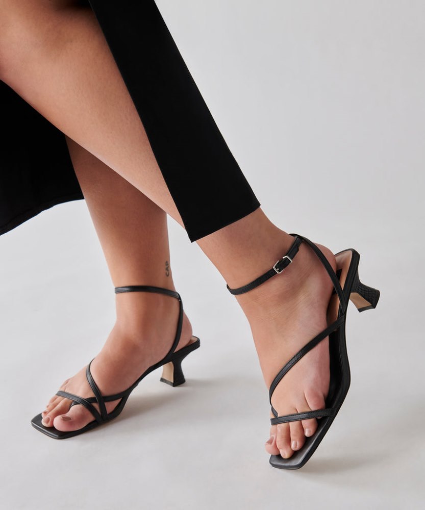 Dolce Vita Baylor Heels Black Leather