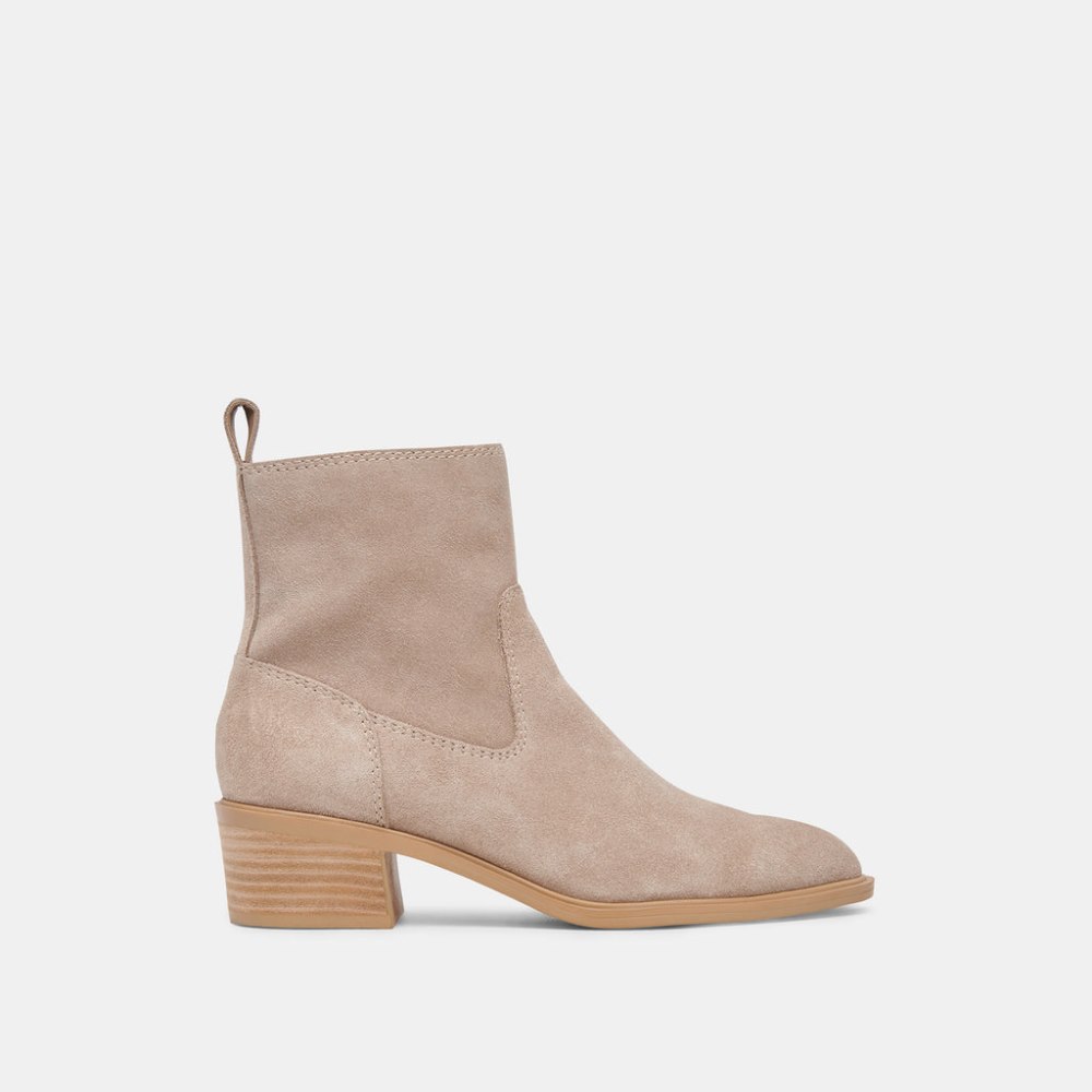Dolce Vita Bili H2o Booties Taupe Suede