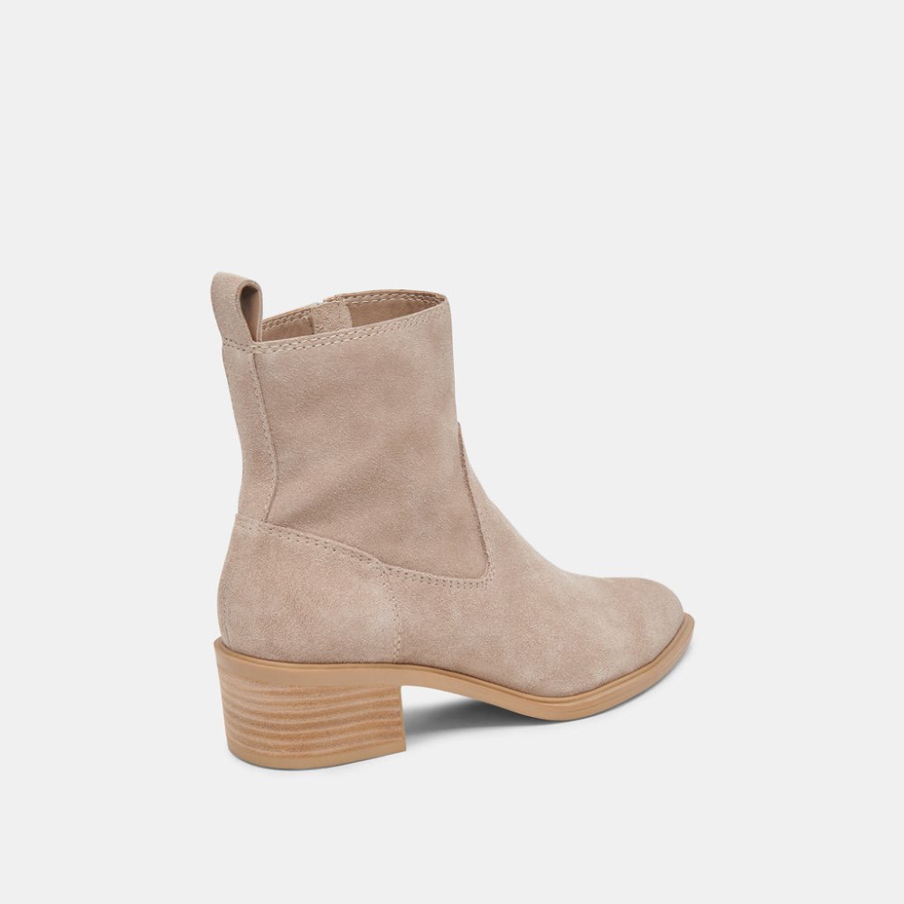 Dolce Vita Bili H2o Booties Taupe Suede