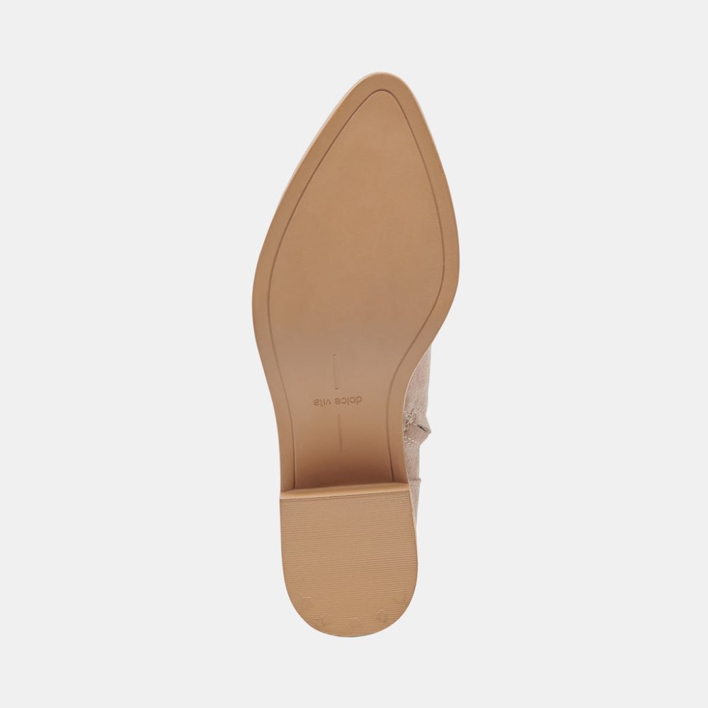 Dolce Vita Bili H2o Booties Taupe Suede
