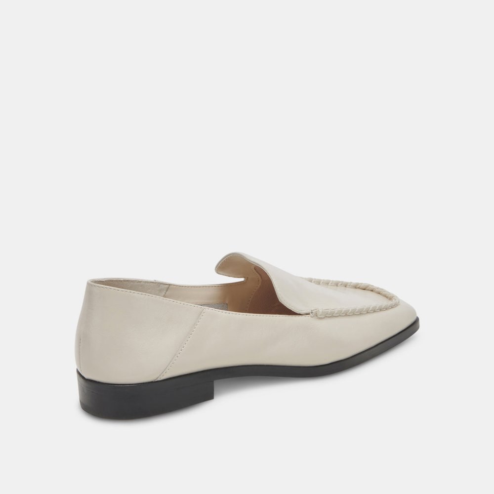 Dolce Vita Beny Flats Ivory Crinkle Patent