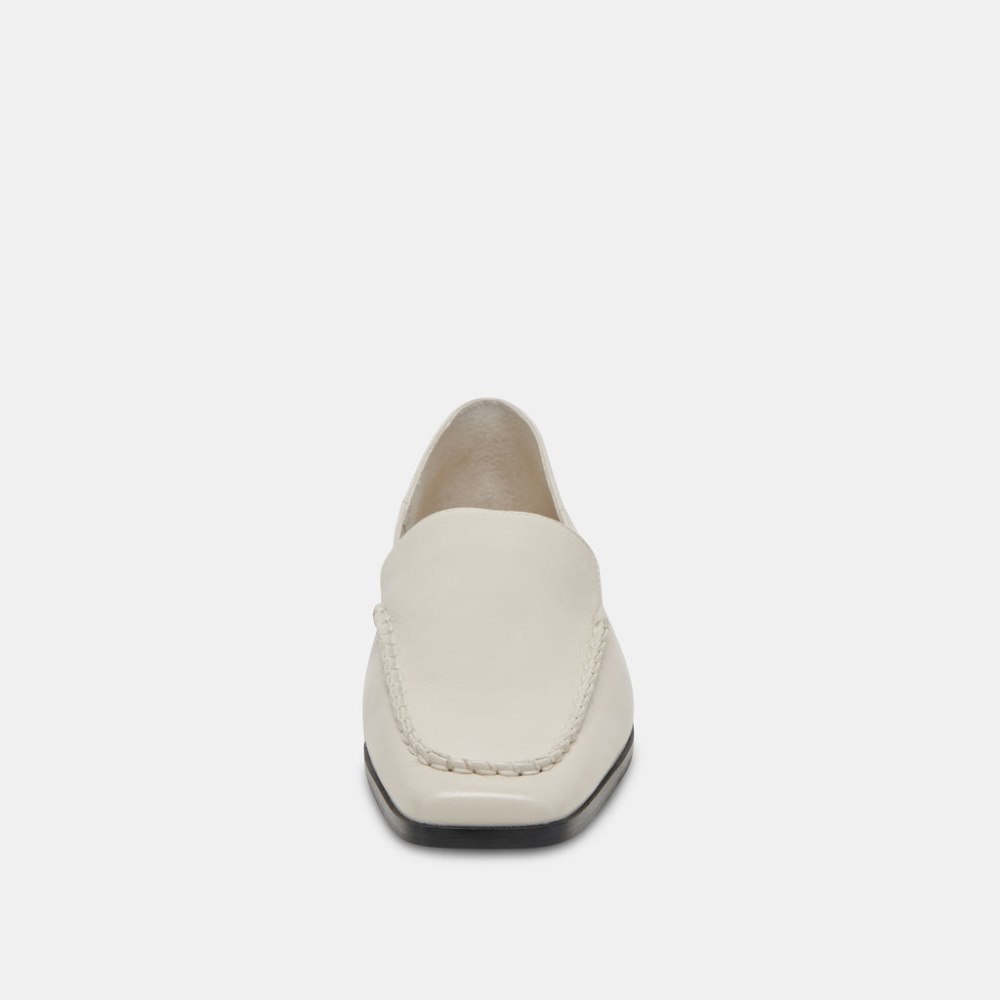 Dolce Vita Beny Flats Ivory Crinkle Patent
