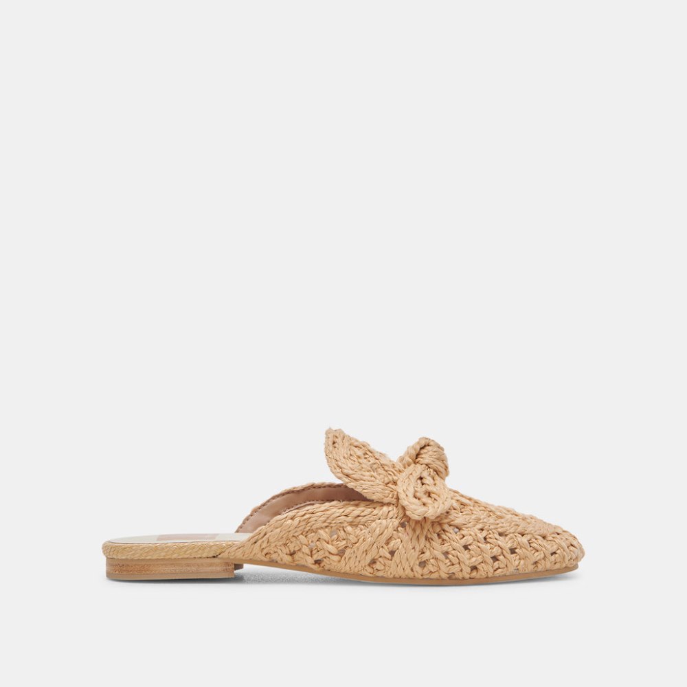 Dolce Vita Sabor Flats Lt Natural Raffia