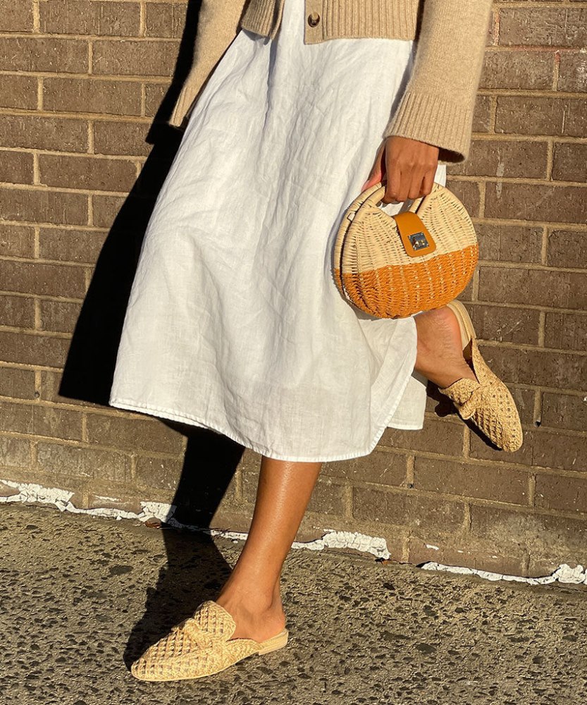 Dolce Vita Sabor Flats Lt Natural Raffia