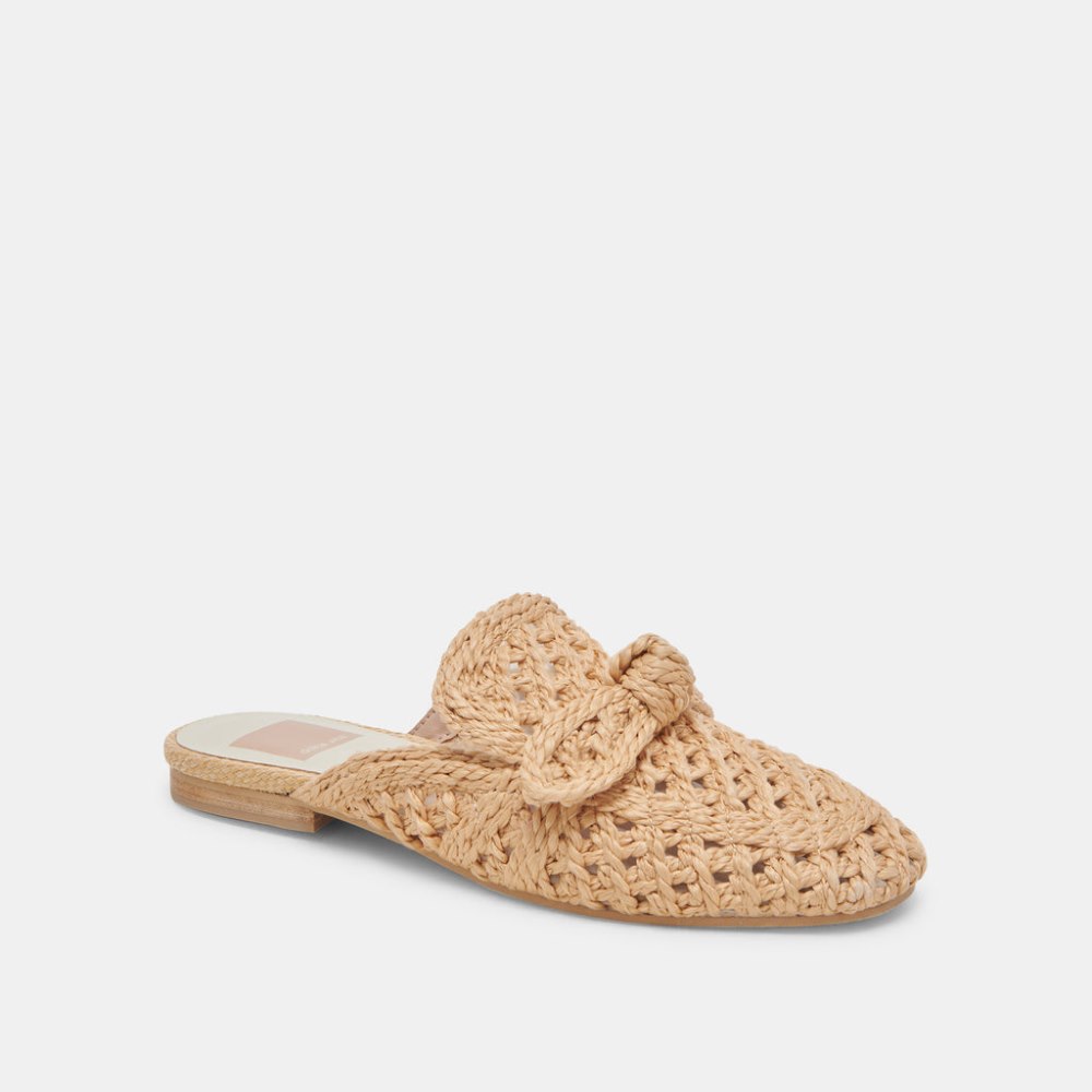 Dolce Vita Sabor Flats Lt Natural Raffia