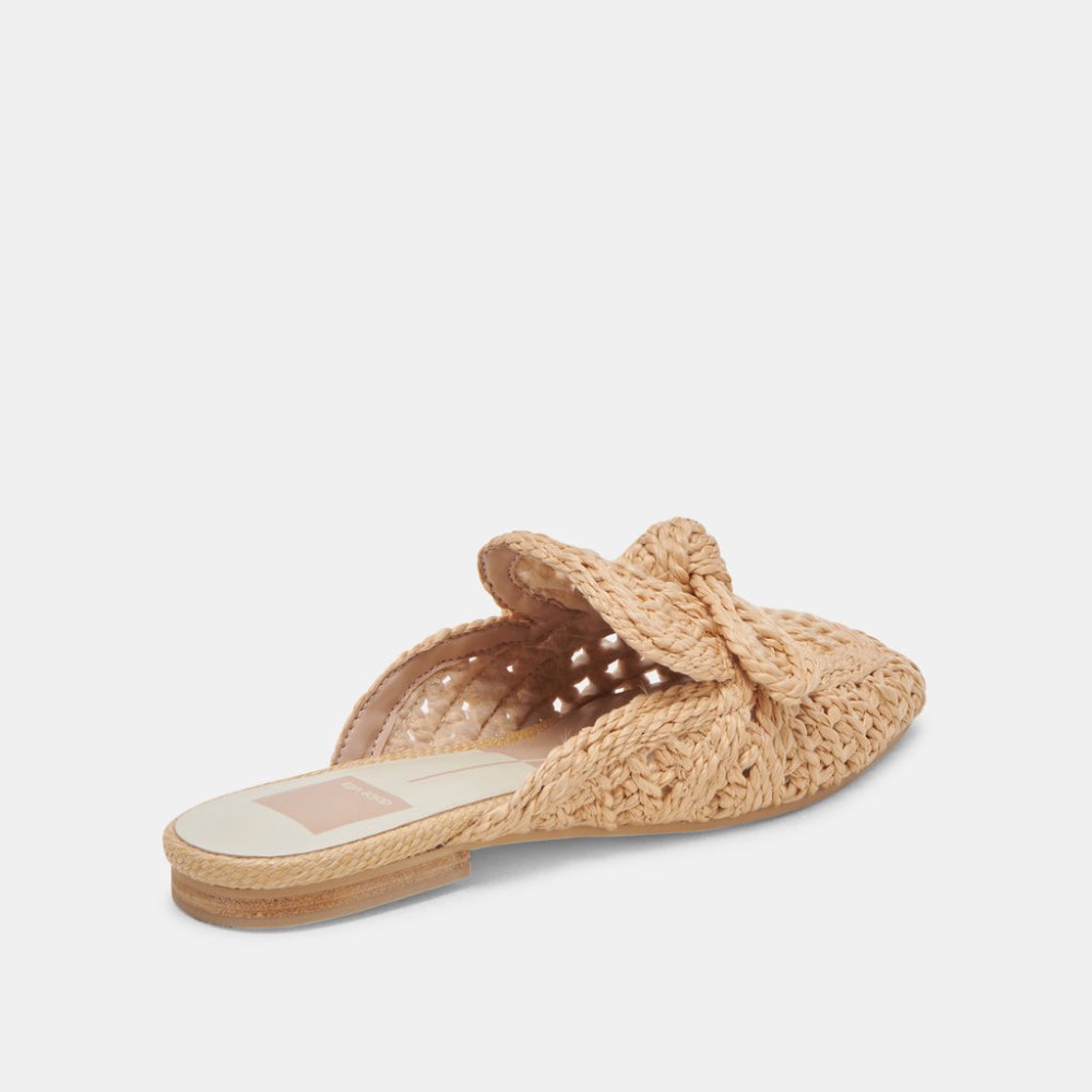 Dolce Vita Sabor Flats Lt Natural Raffia