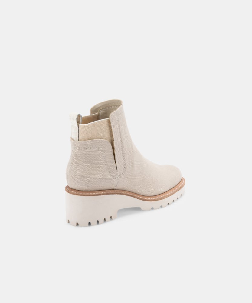 Dolce Vita Huey Booties Sandstone Canvas