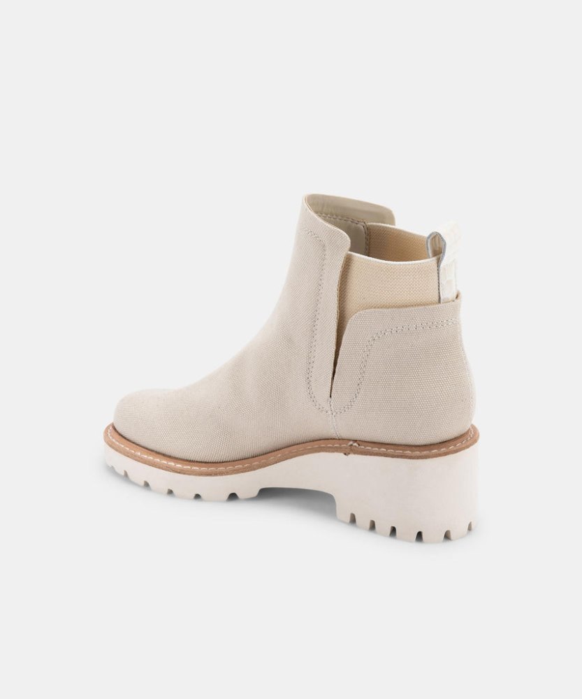 Dolce Vita Huey Booties Sandstone Canvas