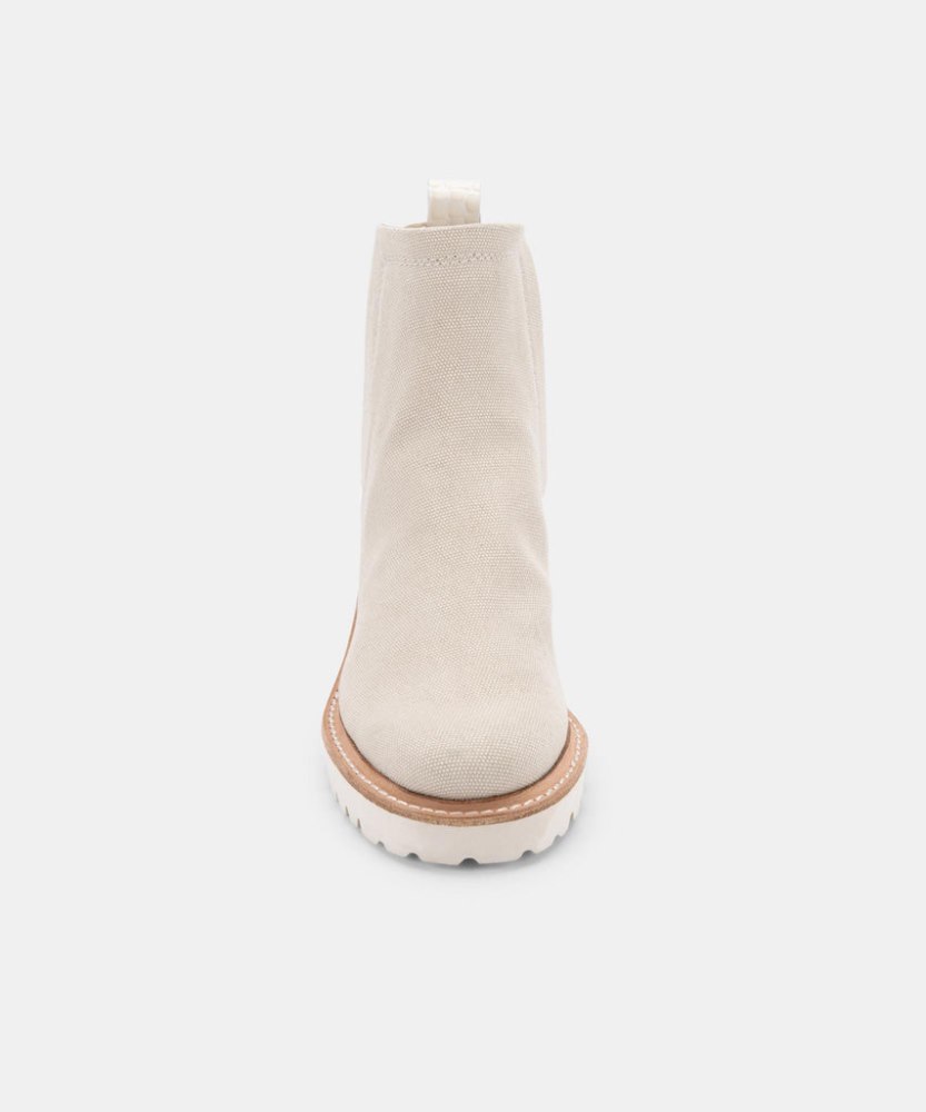 Dolce Vita Huey Booties Sandstone Canvas