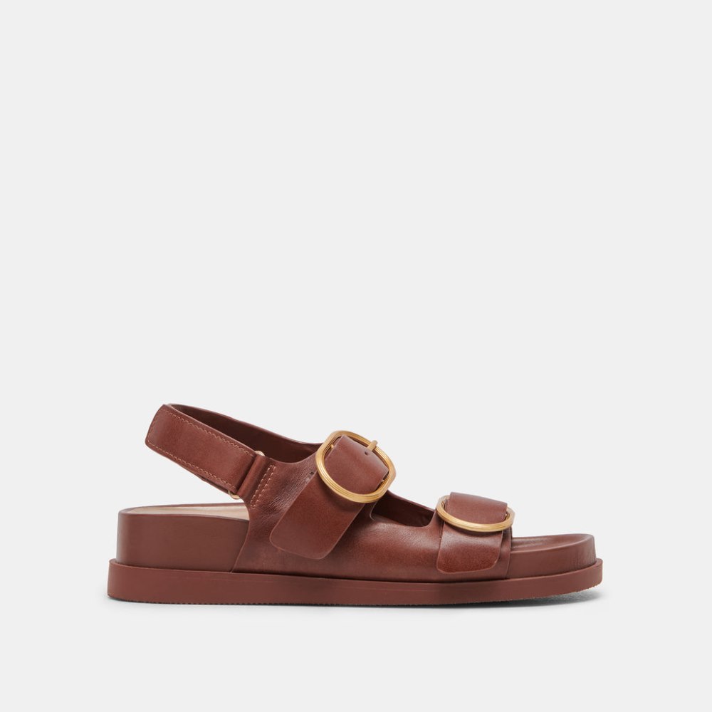 Dolce Vita Starla Sandals Brown Leather