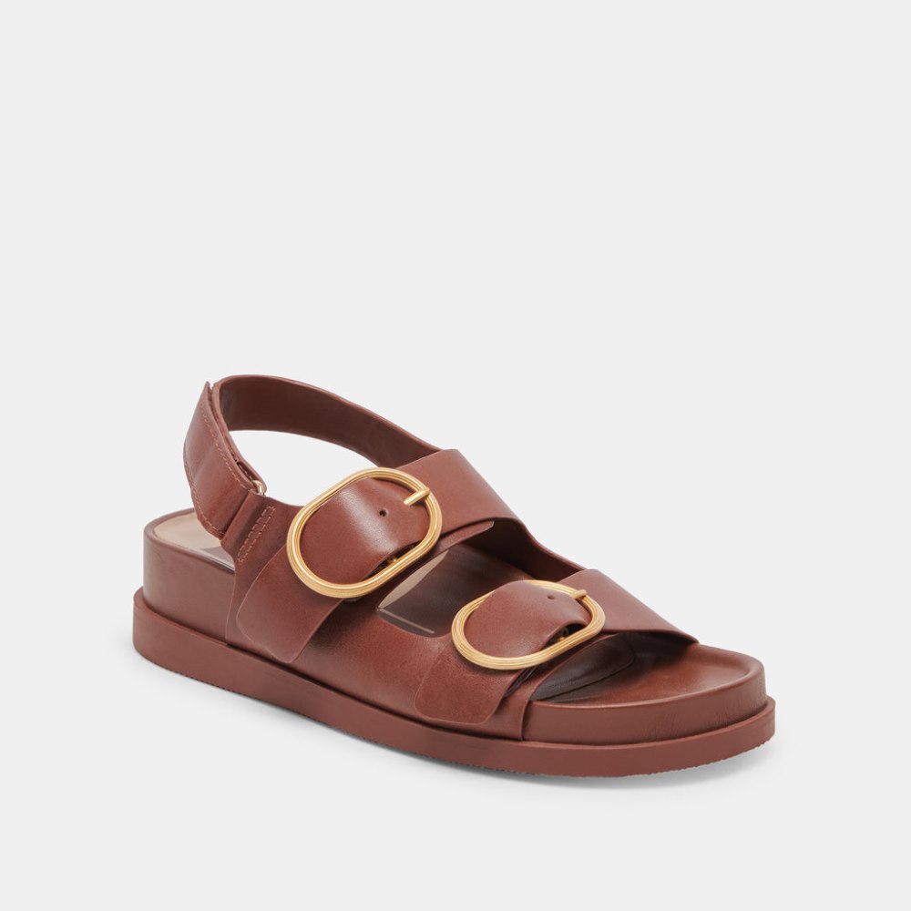 Dolce Vita Starla Sandals Brown Leather