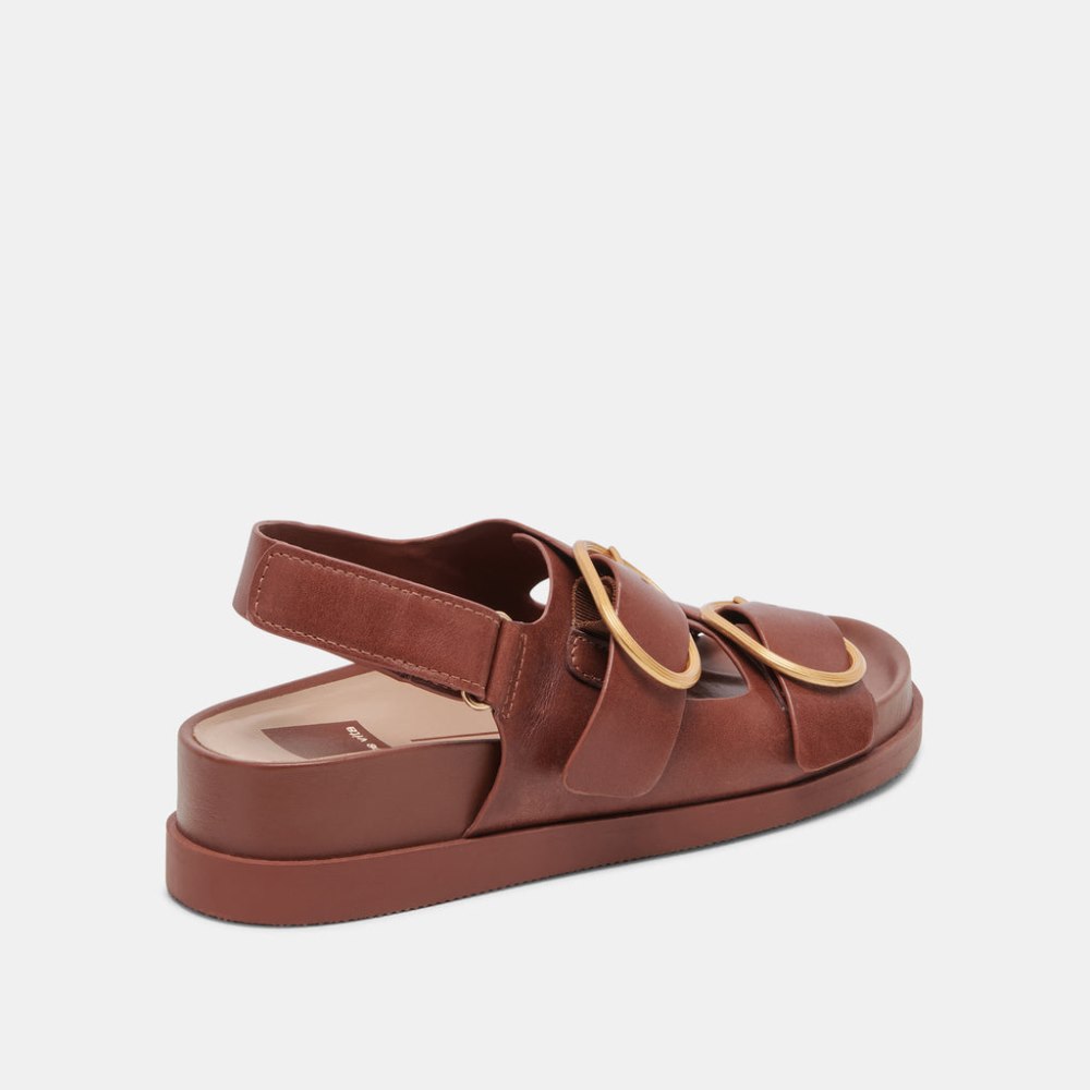 Dolce Vita Starla Sandals Brown Leather