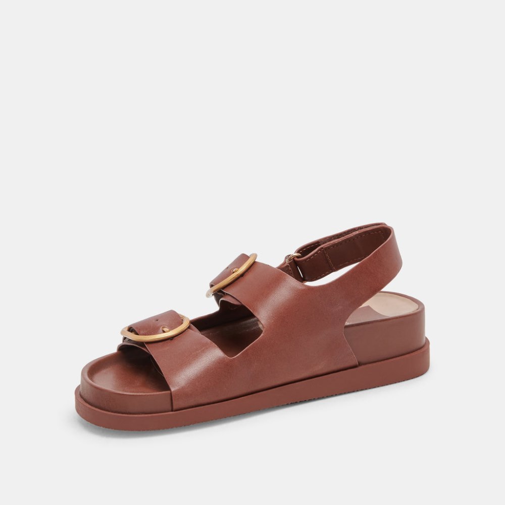 Dolce Vita Starla Sandals Brown Leather