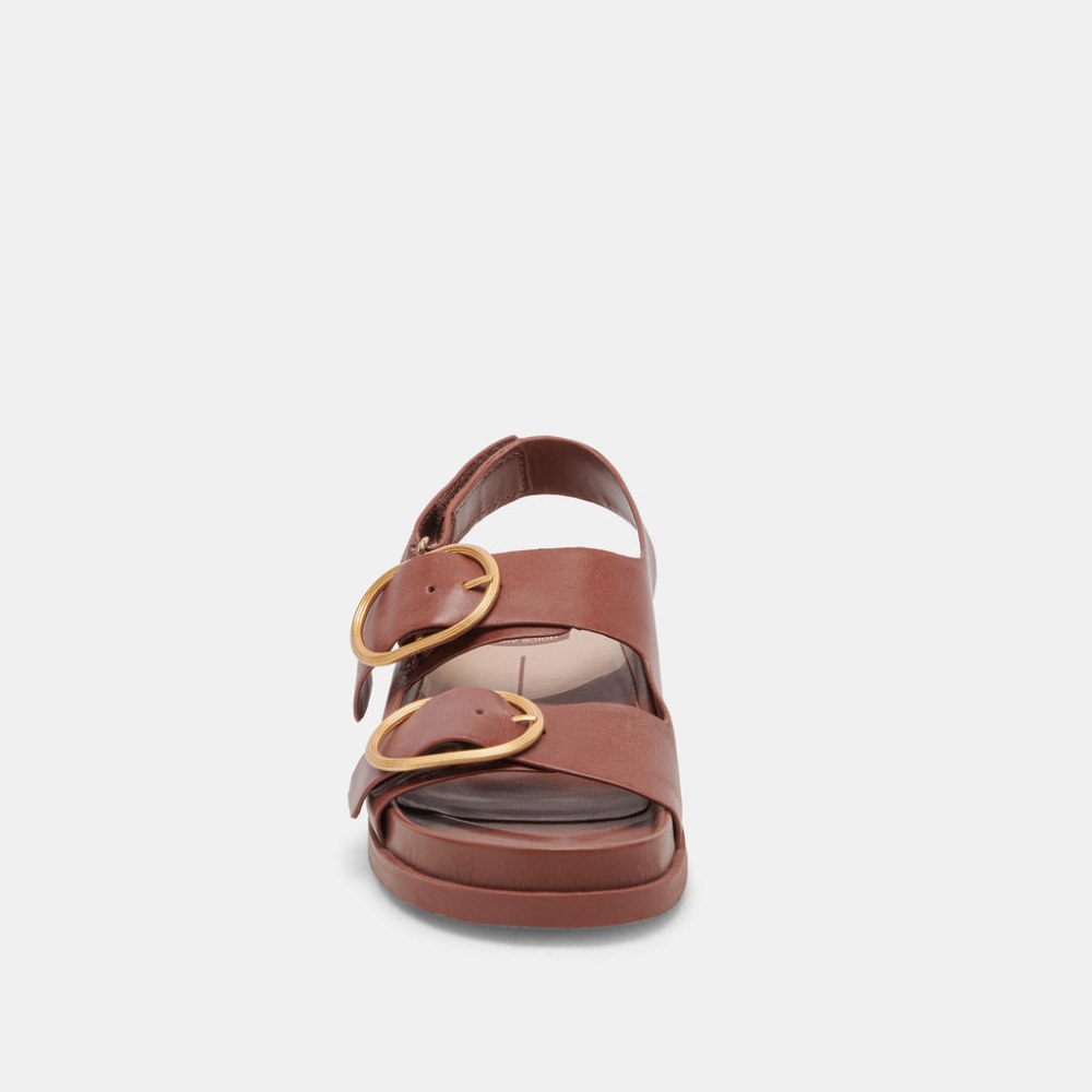 Dolce Vita Starla Sandals Brown Leather