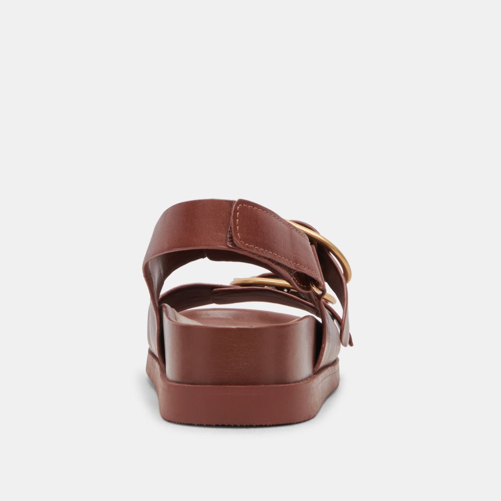Dolce Vita Starla Sandals Brown Leather